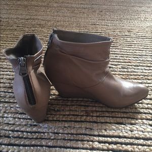 Diesel wedge heel ankle booties